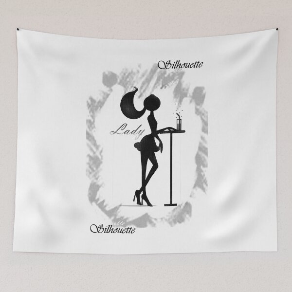 Item preview, Lady Silhouette designed and sold by Shirley cute art .
