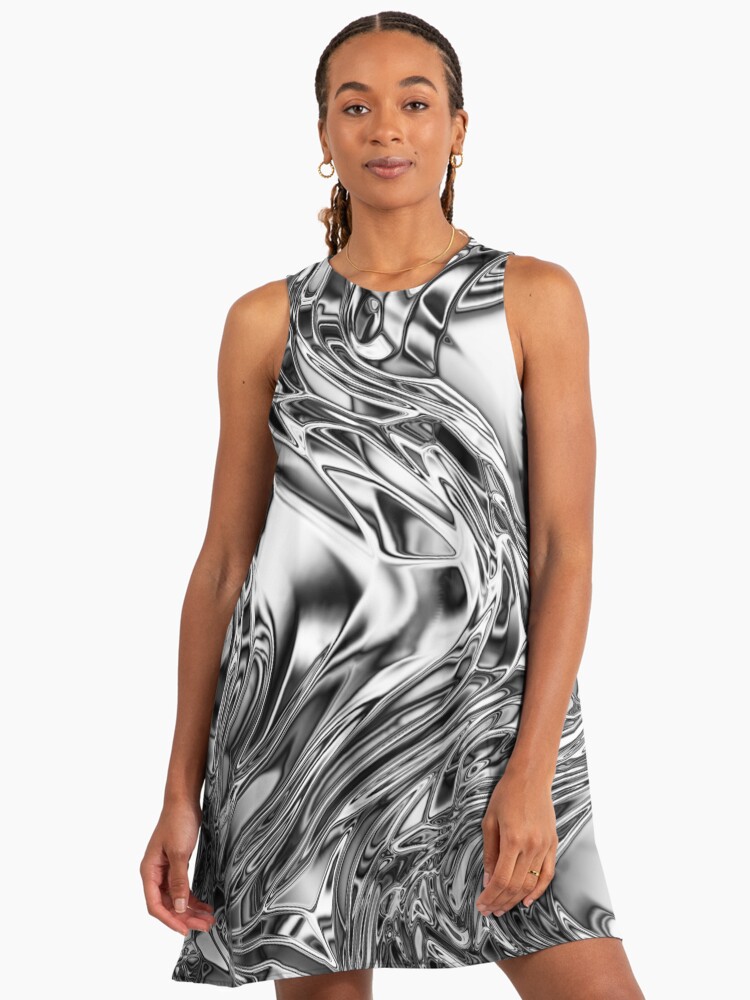 textured a line dress Plus Size Embellished A Line Dress, Victoria Blue, 22/24 main image 1