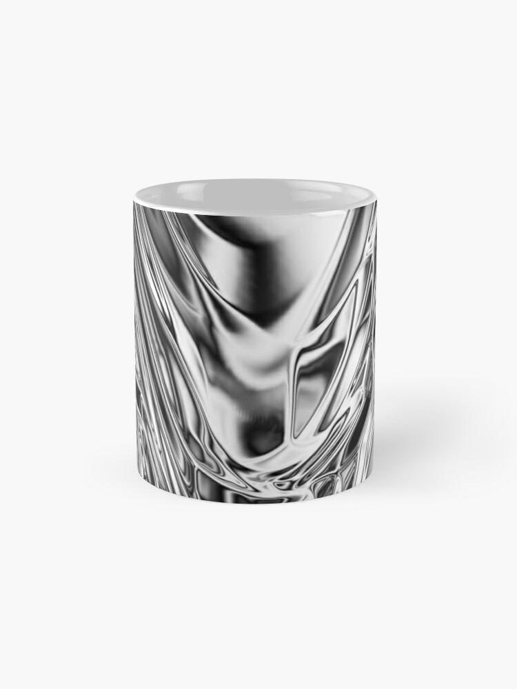 Aluminum Brushed Metal Coffee Mug by Textures