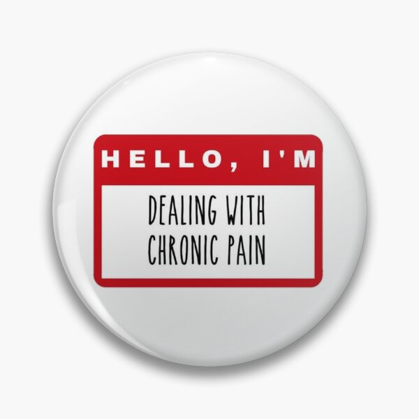 Item preview, chronic illness nametag designed and sold by anoushkabh.
