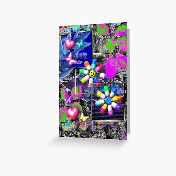 weirdcore dreamcore eye aesthetic Greeting Card for Sale by Burninggra55