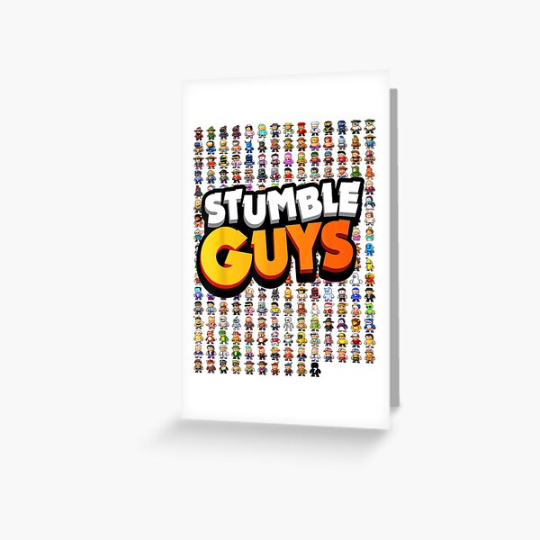 Stumble Guys Online Greeting Cards for Sale