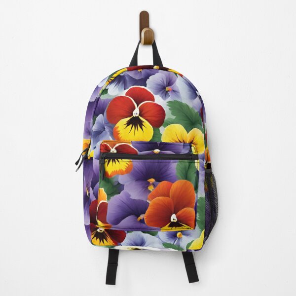 Item preview, Abstract Colorful Pansies Pattern designed and sold by calibrit.