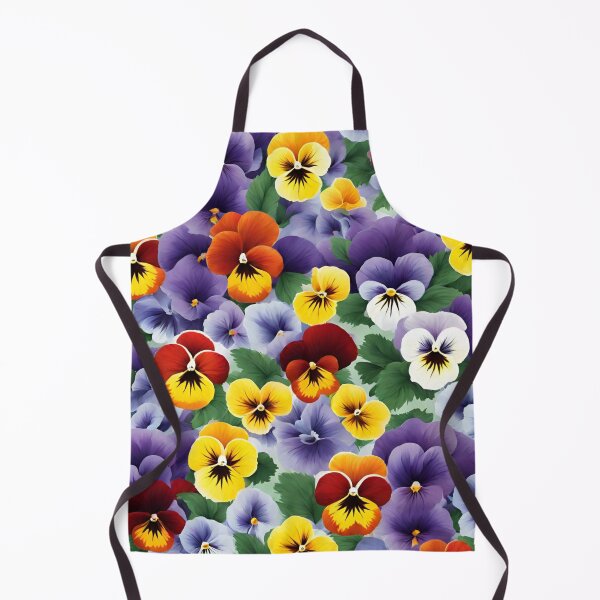 Item preview, Abstract Colorful Pansies Pattern designed and sold by calibrit.