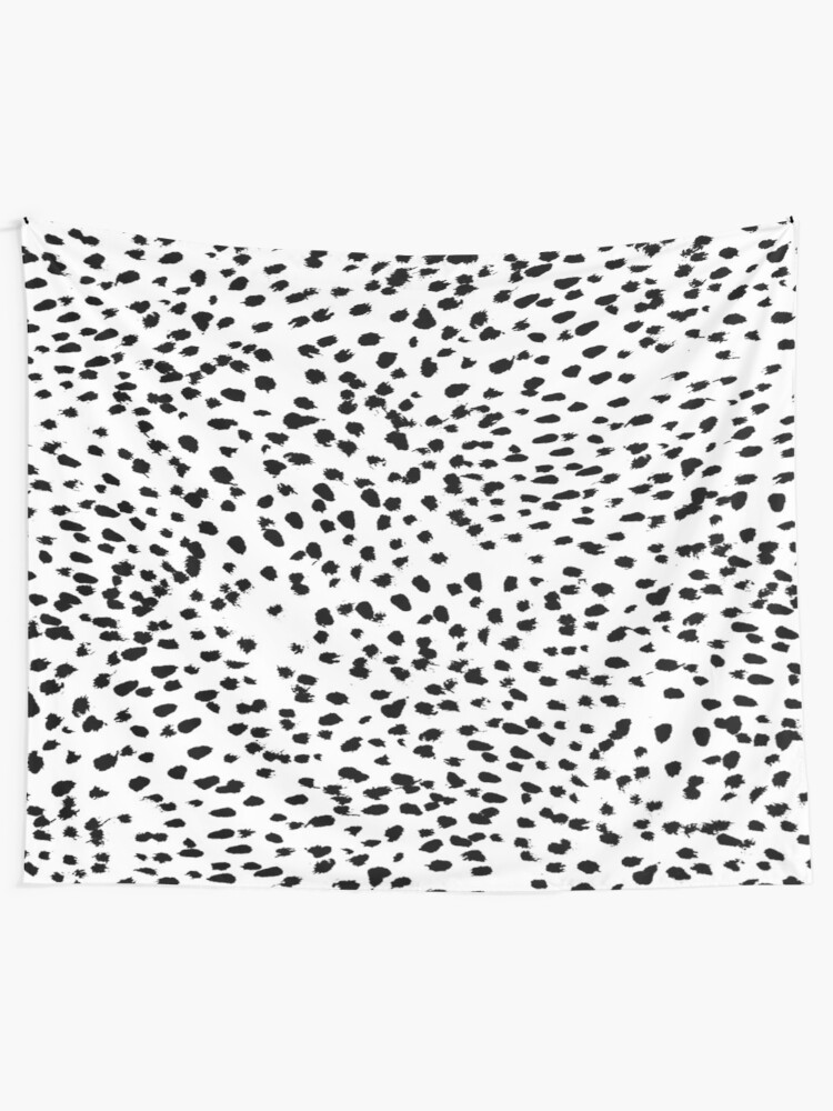 Alternate view of Dalmat-b&w-Animal print I Tapestry