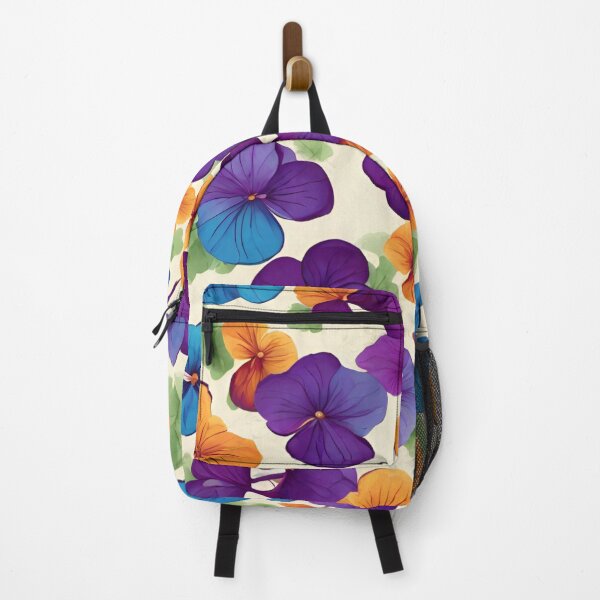 Item preview, Abstract Colorful Pansies and Violets Pattern designed and sold by calibrit.
