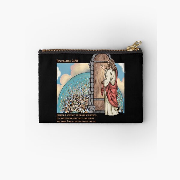 Item preview, Jesus Knocks - Revelation 3:20 designed and sold by ChristlikeMerch.
