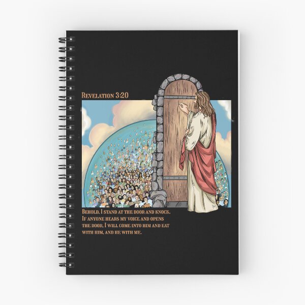 Item preview, Jesus Knocks - Revelation 3:20 designed and sold by ChristlikeMerch.