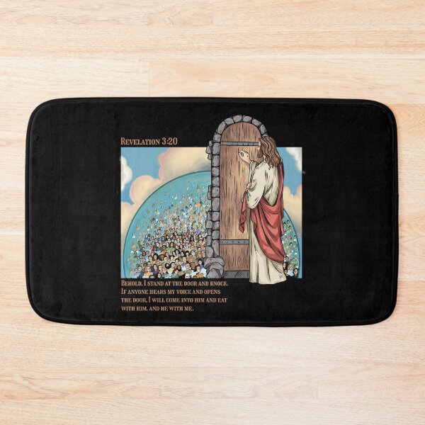 Item preview, Jesus Knocks - Revelation 3:20 designed and sold by ChristlikeMerch.