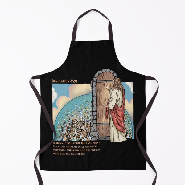 Item preview, Jesus Knocks - Revelation 3:20 designed and sold by ChristlikeMerch.