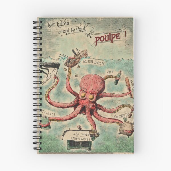 Item preview, Les luttes ont le vent en pouple - Octopus _amp_ revolution designed and sold by cayde-nsimon.
