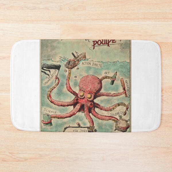 Item preview, Les luttes ont le vent en pouple - Octopus _amp_ revolution designed and sold by cayde-nsimon.
