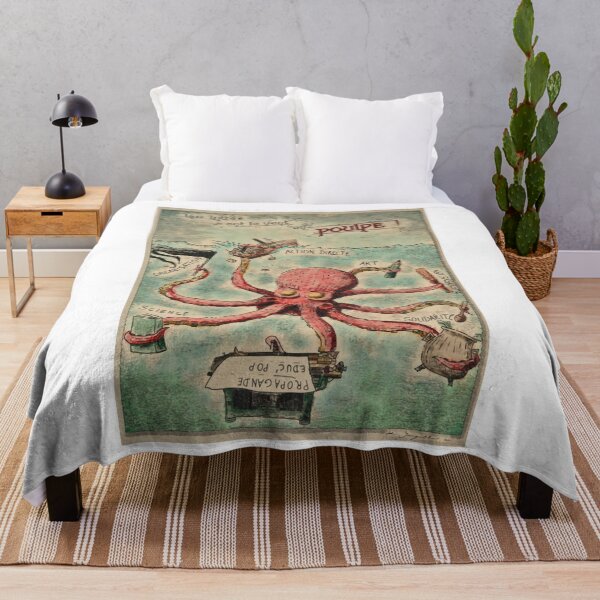 Item preview, Les luttes ont le vent en pouple - Octopus _amp_ revolution designed and sold by cayde-nsimon.