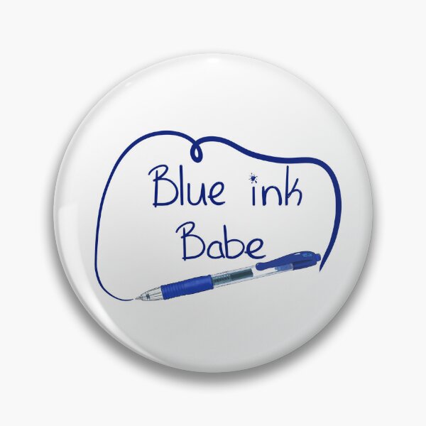 Item preview, Blue Ink Babe designed and sold by UnrealArtistry.