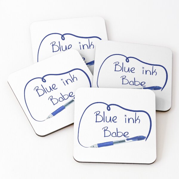 Item preview, Blue Ink Babe designed and sold by UnrealArtistry.