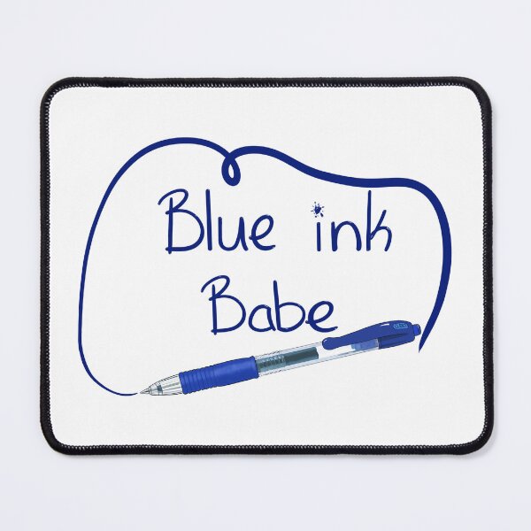 Item preview, Blue Ink Babe designed and sold by UnrealArtistry.