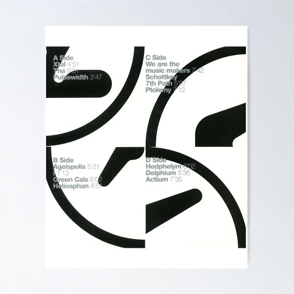 Item preview, Aphex Twin Logo Selected Ambient Works Back Cover designed and sold by NeumanRene.