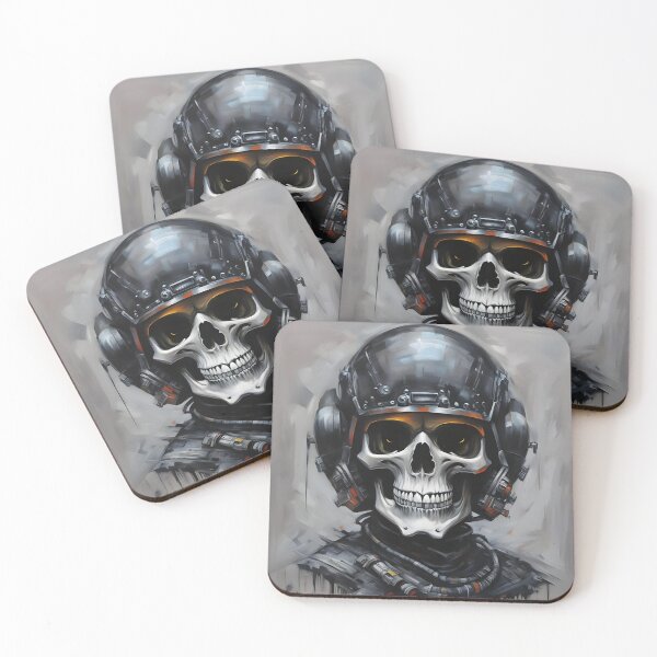 Item preview, A Skull Wearing A Spacecraft Helmet designed and sold by theredsharp.