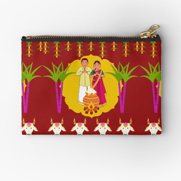 Tamil People Zipper Pouches for Sale