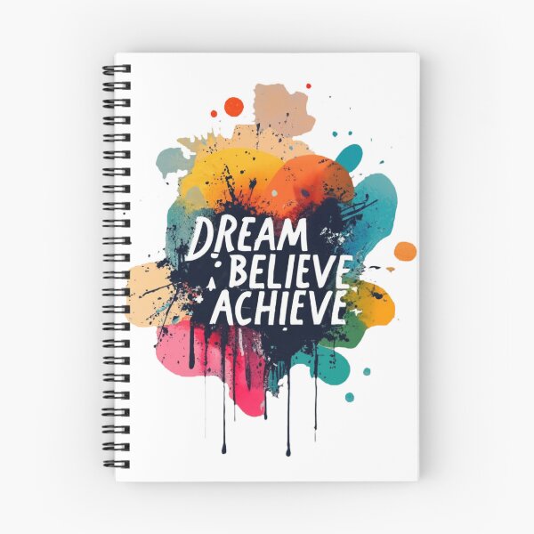 Item preview, Always Remember To Dream, Believe and Achieve inspirational design designed and sold by LivingItFunky.