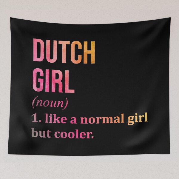 Item preview, Dutch Girl Definition The Netherlands in Watercolor designed and sold by XCIV.
