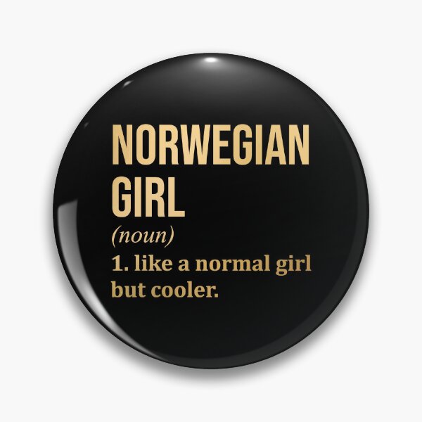 Item preview, Norwegian Girl Definition Norway in Gold designed and sold by XCIV.