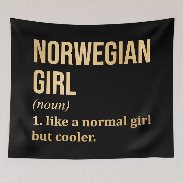 Item preview, Norwegian Girl Definition Norway in Gold designed and sold by XCIV.