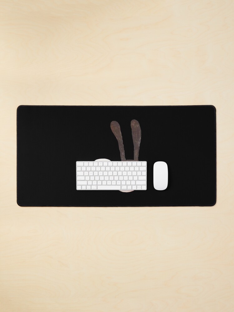Thumbnail 1 of 5, Mouse Pad, Yoshitomo Nara No Rabbit designed and sold by AugustOkeefe.