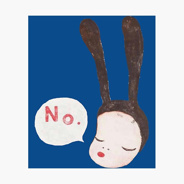 Item preview, Yoshitomo Nara No Rabbit   designed and sold by AugustOkeefe.