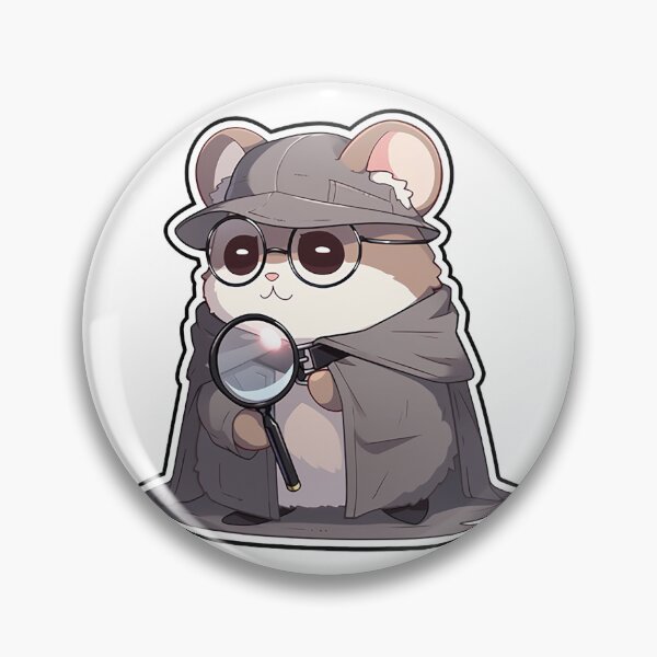 Item preview, Detective Hamster: The Curious Sleuth in a Library designed and sold by PaintbrushPlace.