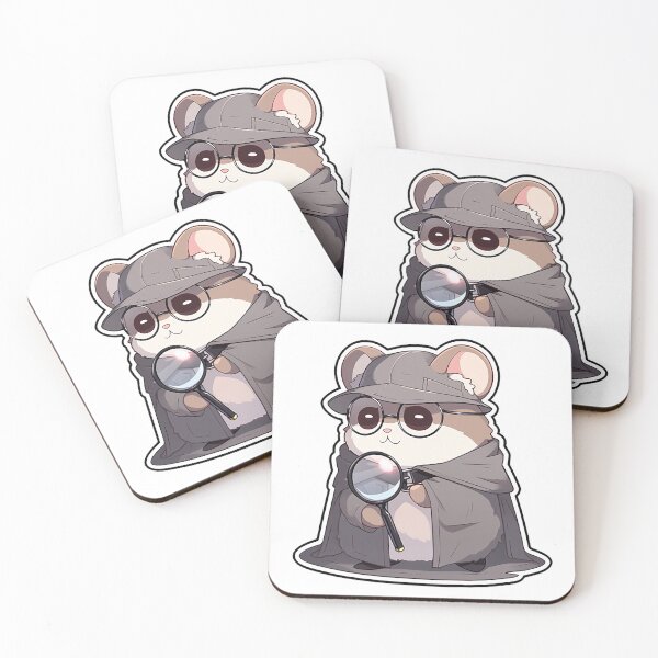 Item preview, Detective Hamster: The Curious Sleuth in a Library designed and sold by PaintbrushPlace.