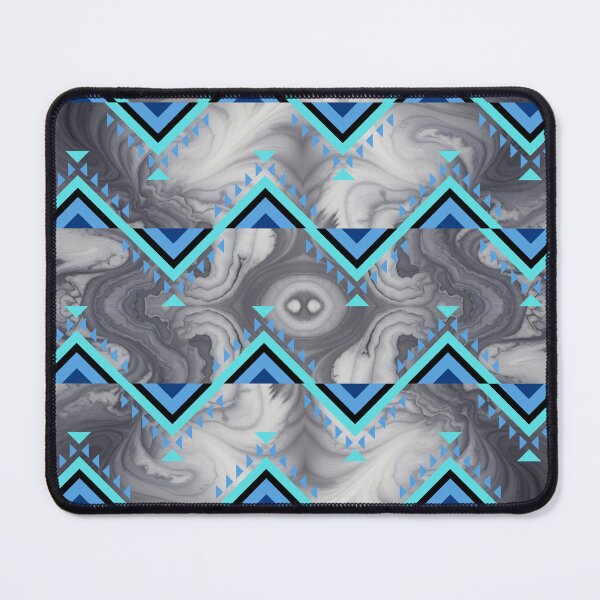 Item preview, Blocks Of Blue Batik designed and sold by BumbleChynxBee.