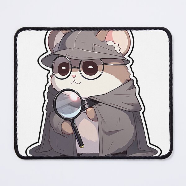 Item preview, Detective Hamster: The Curious Sleuth in a Library designed and sold by PaintbrushPlace.
