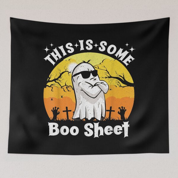 Item preview, This is some Boo Sheet Funny Halloween Ghost designed and sold by Sukhumpan.