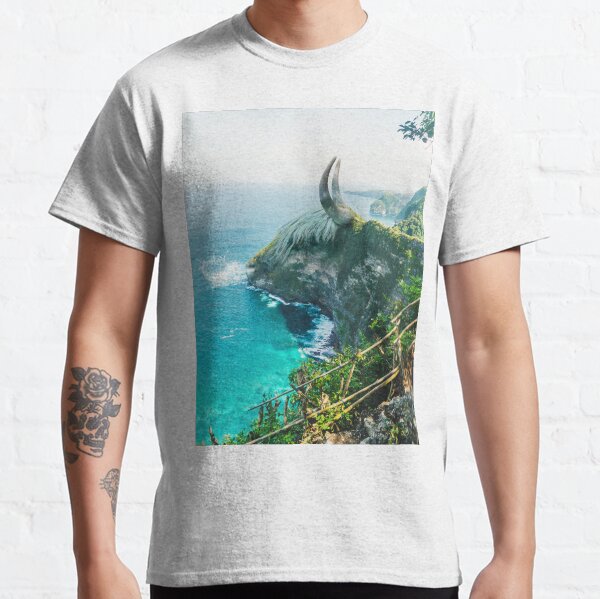 Bull Rock surreal landscape Classic T-Shirt