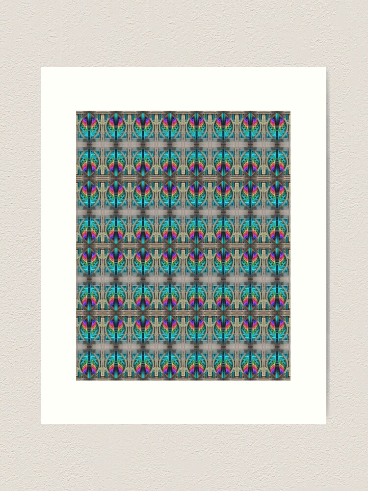 Thumbnail 2 of 3, Art Print, Geometric Design by Adelaide Artist Avril Thomas designed and sold by AvrilThomasart.