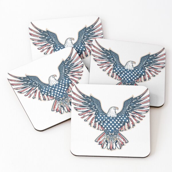 Item preview, USA, eagle, flag designed and sold by KICIART.