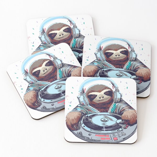 Item preview, Dj sloth music animal designed and sold by Arctic frame studio.