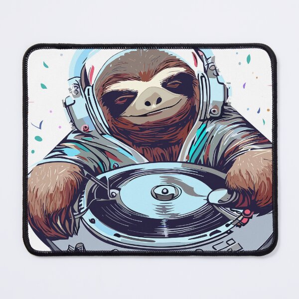 Item preview, Dj sloth music animal designed and sold by Arctic frame studio.