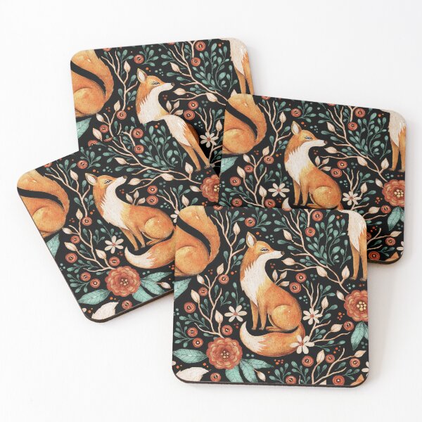 Item preview, Fox and flowers designed and sold by Marga Hogenhuis-Flokstra.