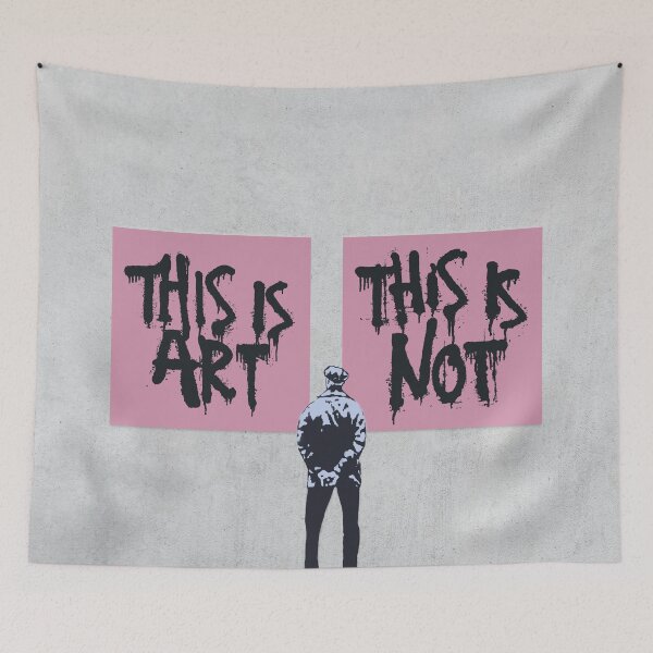 Item preview, This is Art. This is not. | Urban Art Museum designed and sold by NerdyBerlin.