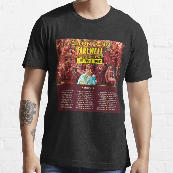 Elton John Farewell Yellow Brick Road T Shirt