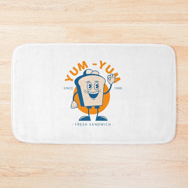 Artikelvorschau, Yum Yum frisches Sandwich Retro Vintage entworfen und verkauft von Arctic frame studio.