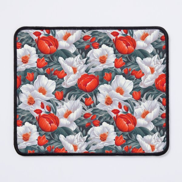 Item preview, Tulip flowers garden designed and sold by Alessandro Remo Mazzoni Remotextiles.