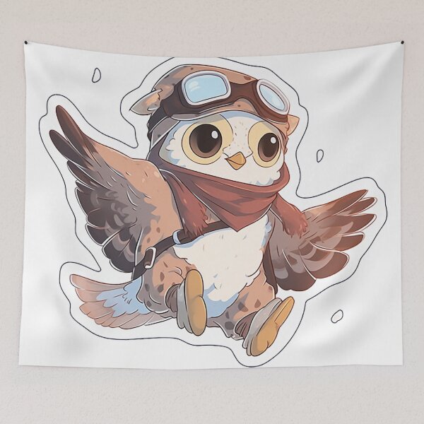 Item preview, Sleepy Owl: Cozy Moonlit Moments on a Branch designed and sold by PaintbrushPlace.