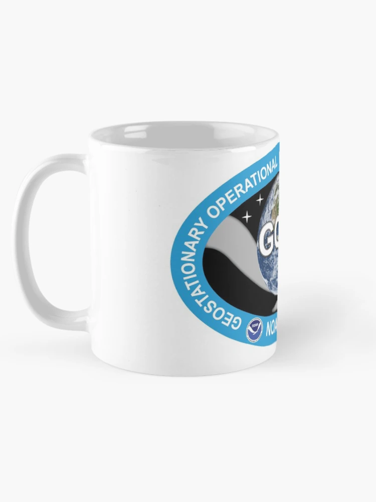 Thumbnail 5 of 6, Coffee Mug, GOES-R Logo designed and sold by Nikki SpaceStuffPlus.