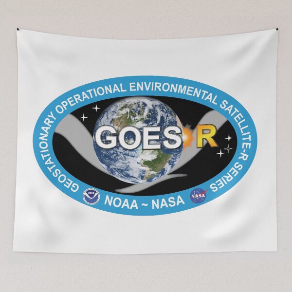 Item preview, GOES-R Logo designed and sold by Nikki SpaceStuffPlus.