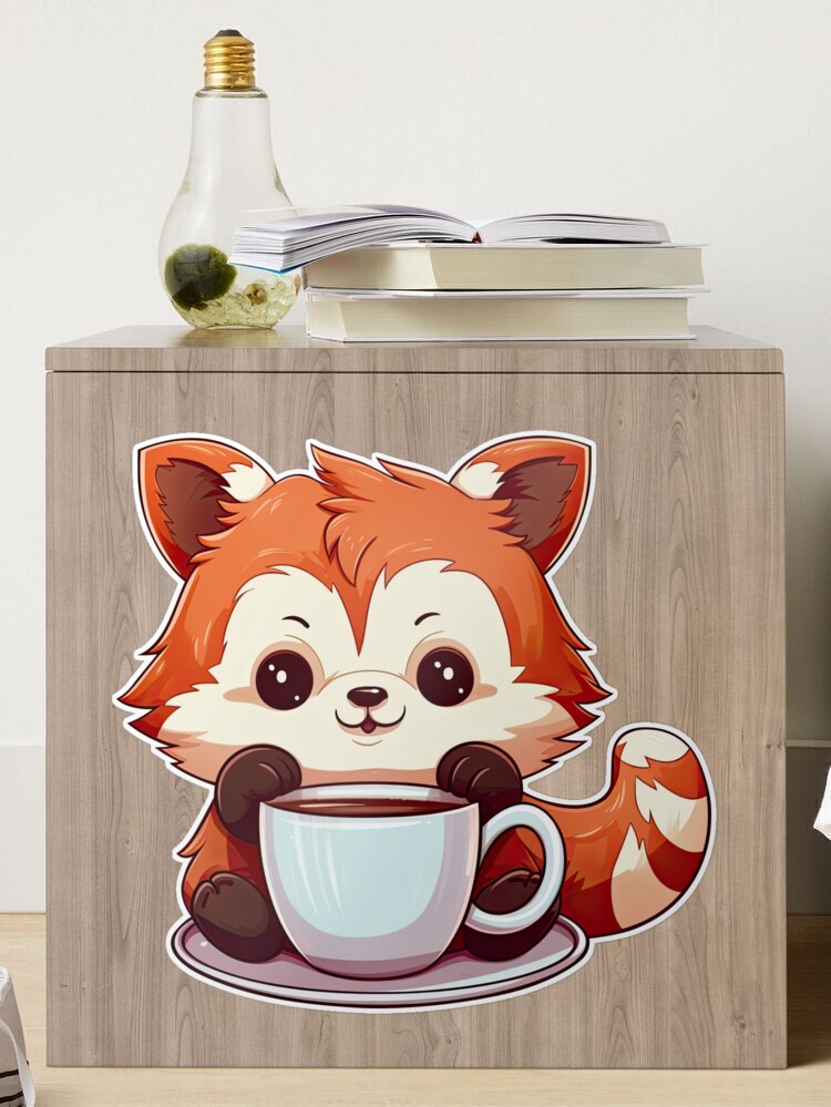 Panda Cup, Cute Glass Panda Teacups, Panda Glass Coffee Cups with Lid