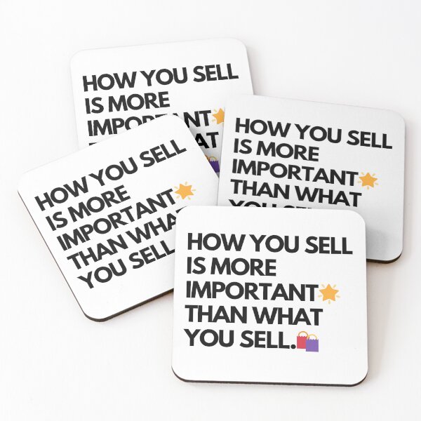 Item preview, Inspirational Selling Quote - Motivational Typography designed and sold by NikksCustomArt.