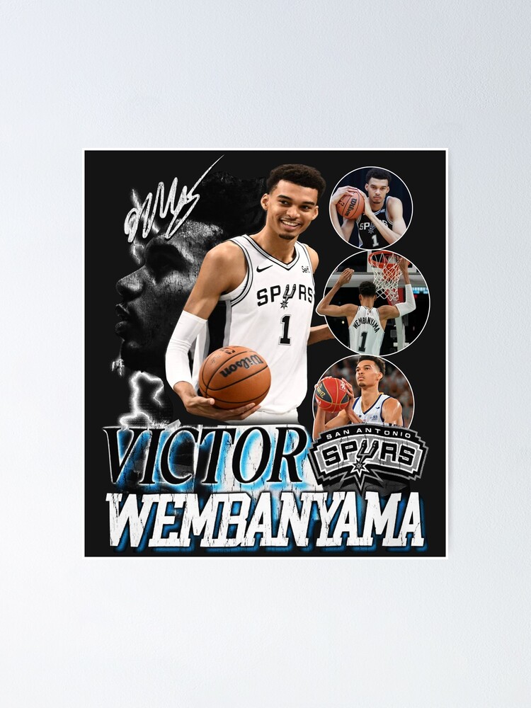 Victor Wembanyama San Antonio Spurs team basketball retro 90s
